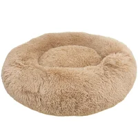 Cama para Perro Tipo Dona Anti Estrés Grande Beige 90x26cm Petizoos