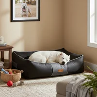 Cama en Lona Impermeable para Perro Yumbo roja 130x96x30cm Petizoos