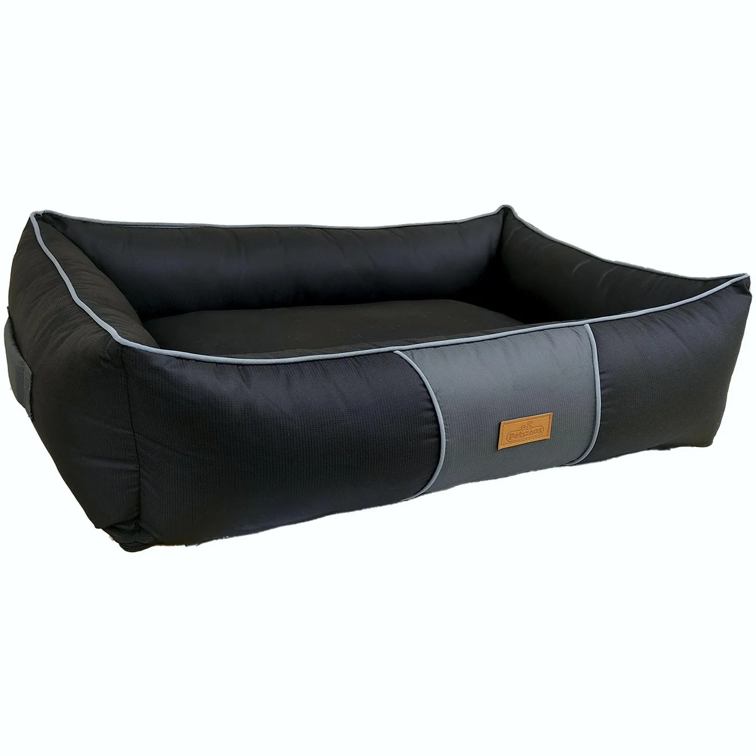 Cama en Lona Impermeable Grande Roja 90x60x26cm Petizoos 5