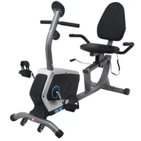 Bicicleta Estática R330 Pro Magnética Ise Color Gris - 100 kg