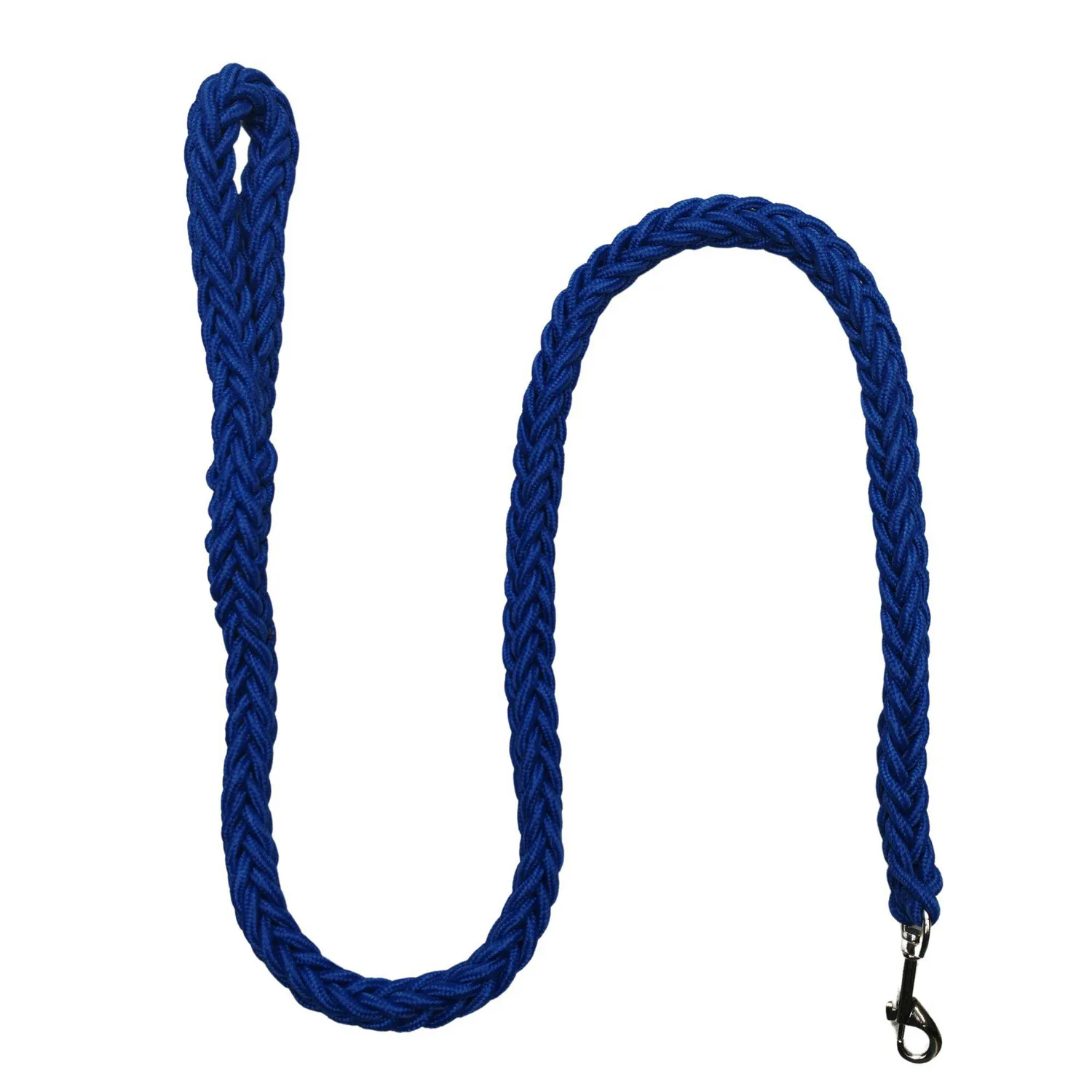 Trailla para perro trensada talla l 120x2cm azul-negro pet center