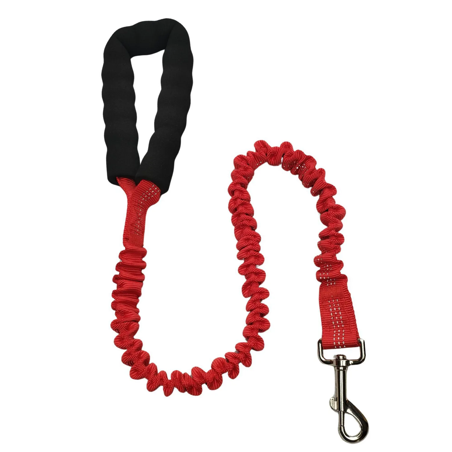 Trailla para perro anti tirones con resorte 120x2cm naranja pet center
