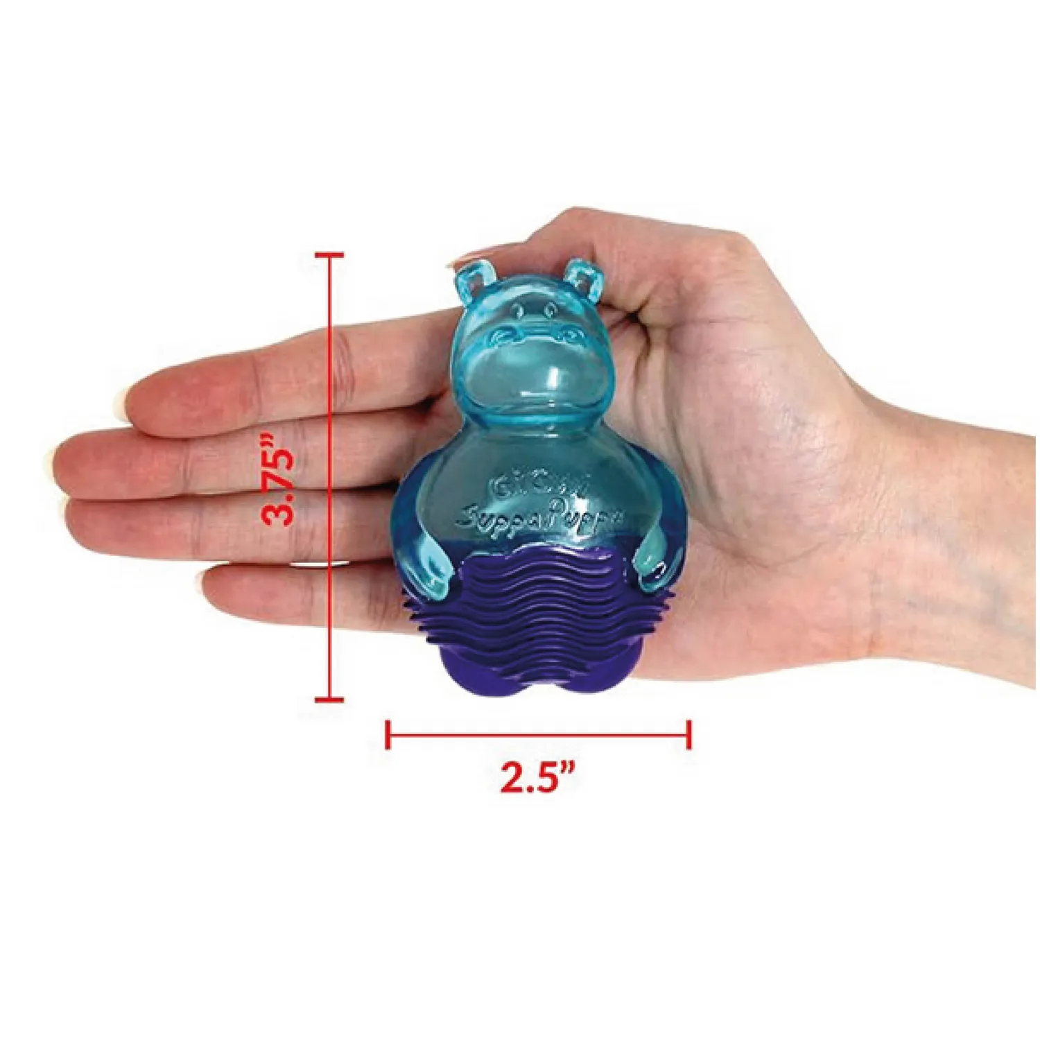 Juguete Para Perro Puppa Hippo Blue