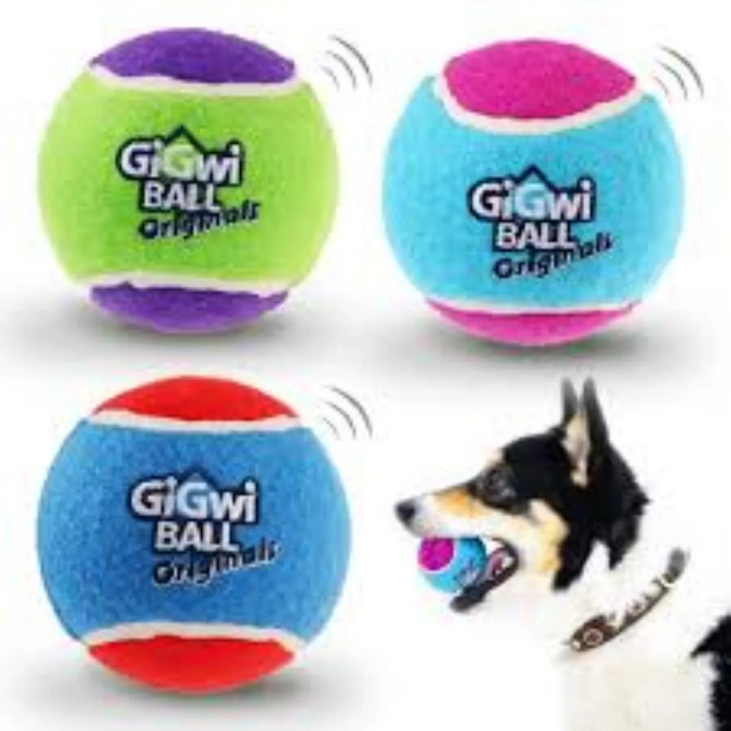 Pelota Para Perro Gigwiball Tennis Talla M