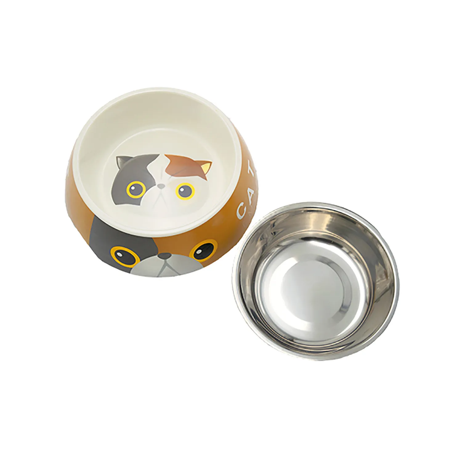 Comedero Para Perro Aluminio Mediano Acero Emoji 3