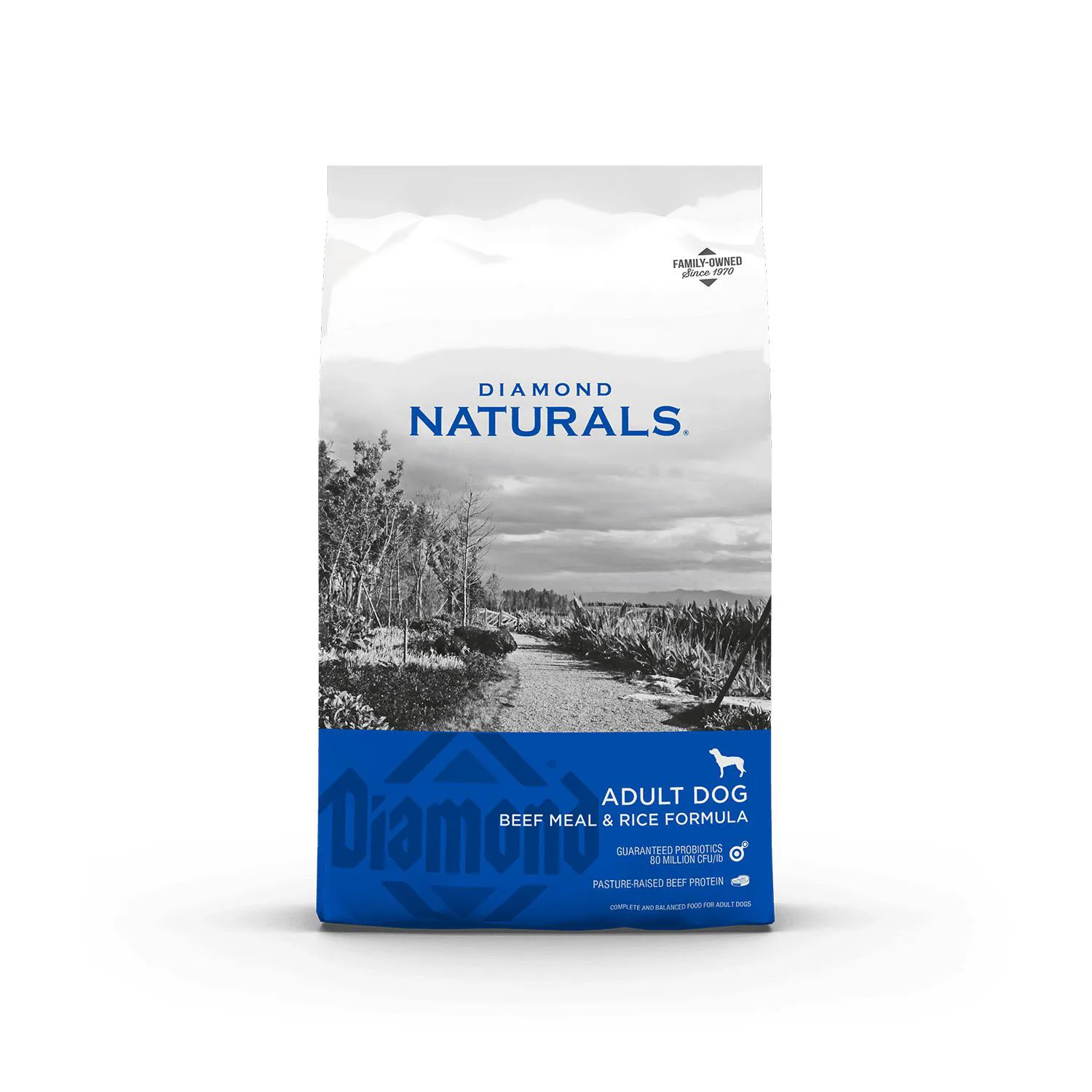 Comida Seca Para Perro Diamond Naturals Con Sabor A Carne Y Arroz 6lb