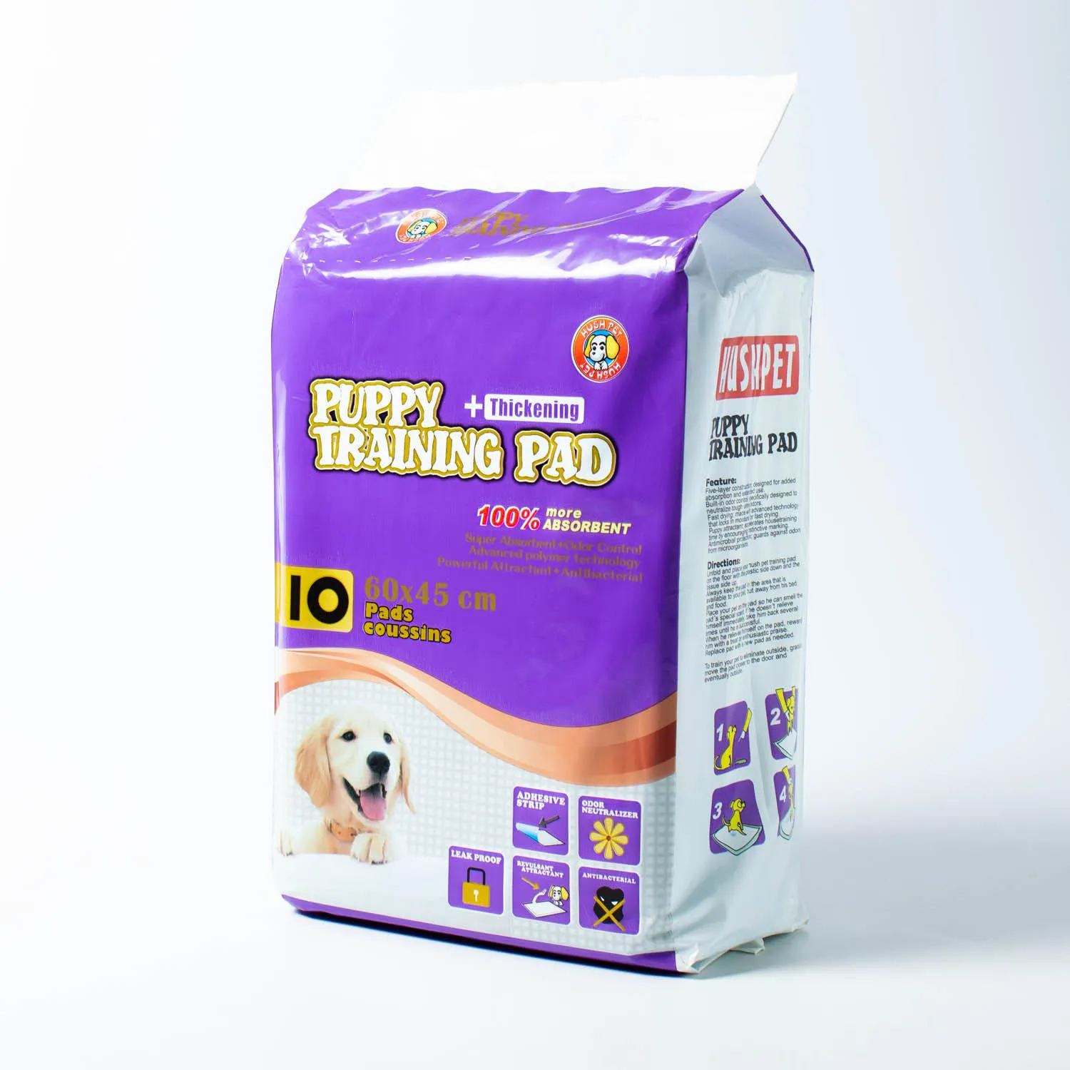 Toalla aconstumbradora para perro 60x45cm x10und