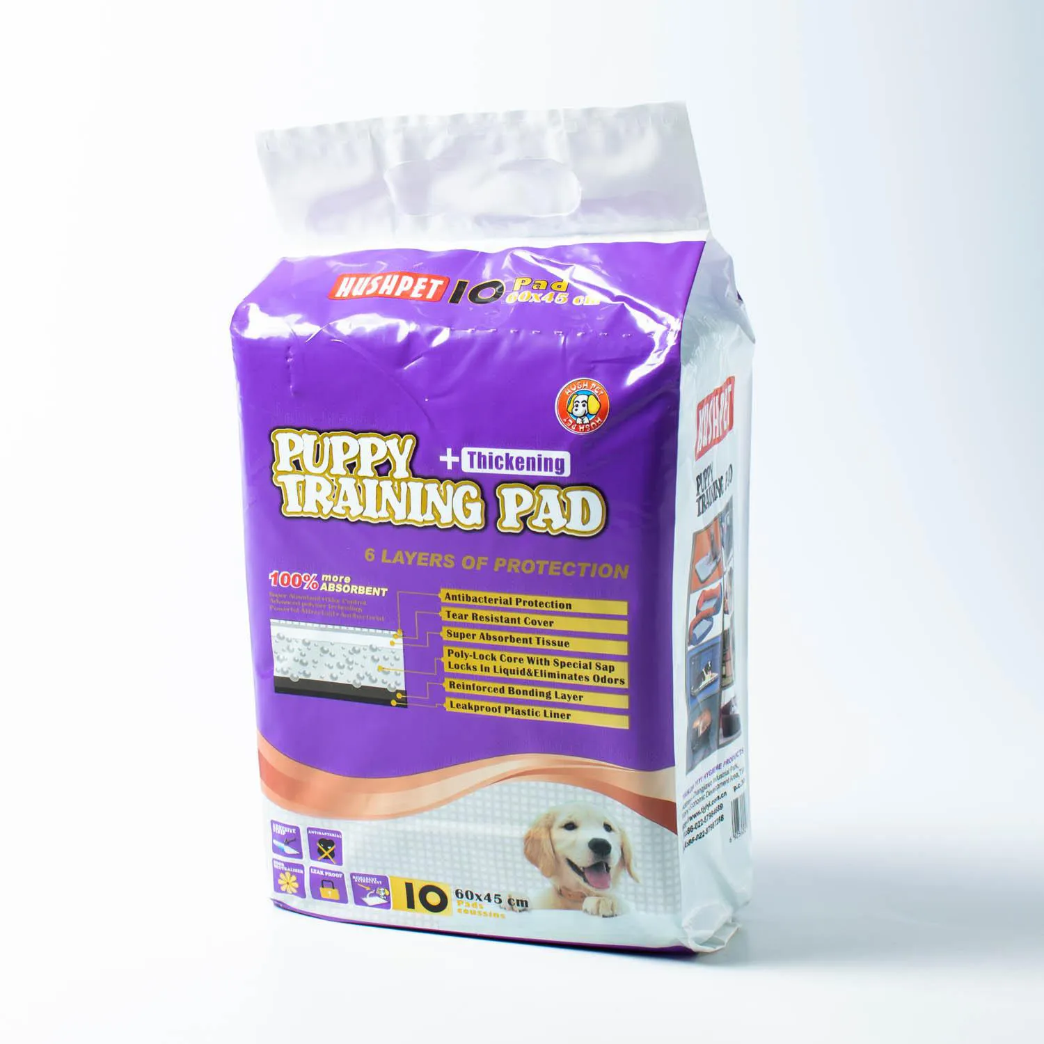 Toalla aconstumbradora para perro 60x45cm x10und