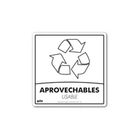 Señal Residuos Aprochables 15X15Cm Fixser