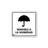 Sticker Sencible A La Humedad 15X15Cm Fixser