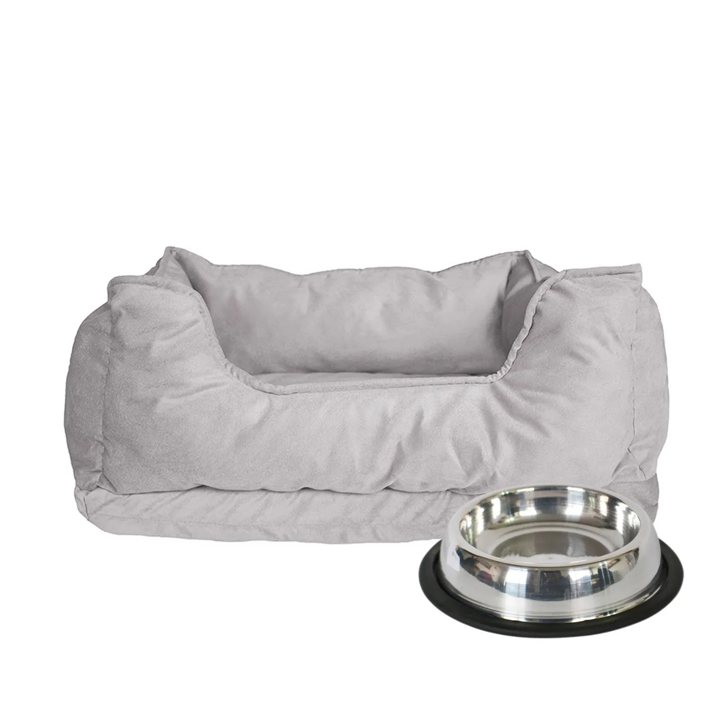 Cama Mascota Premium Mediana +Comedero Petizoos