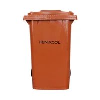 Contenedor De Basura 360 Litros Rojo