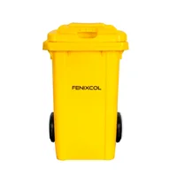 Contenedor De Basura 80 Litros Amarillo