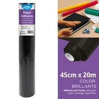 Papel Adhesivo Negro 20 m x 45 cm Pieza