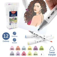 Marcador Art-pro Colores Pasteles Mezclables Set X12