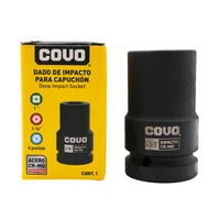 Dado de Impacto para Capuchón 1-1/8" x 1" x 90 mm Covo
