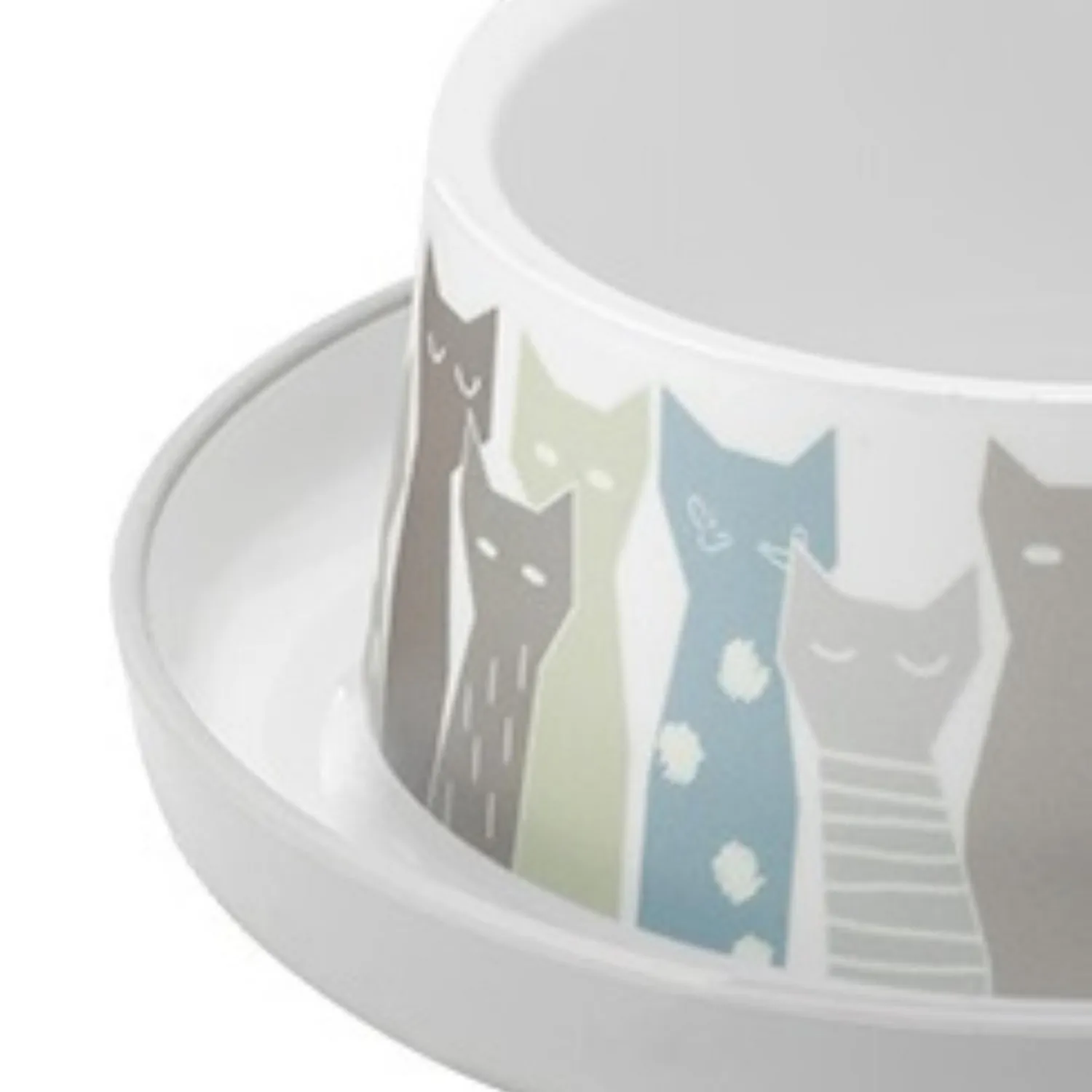 Comedero Para Gato Doble Trendydinner 350ml Maasai