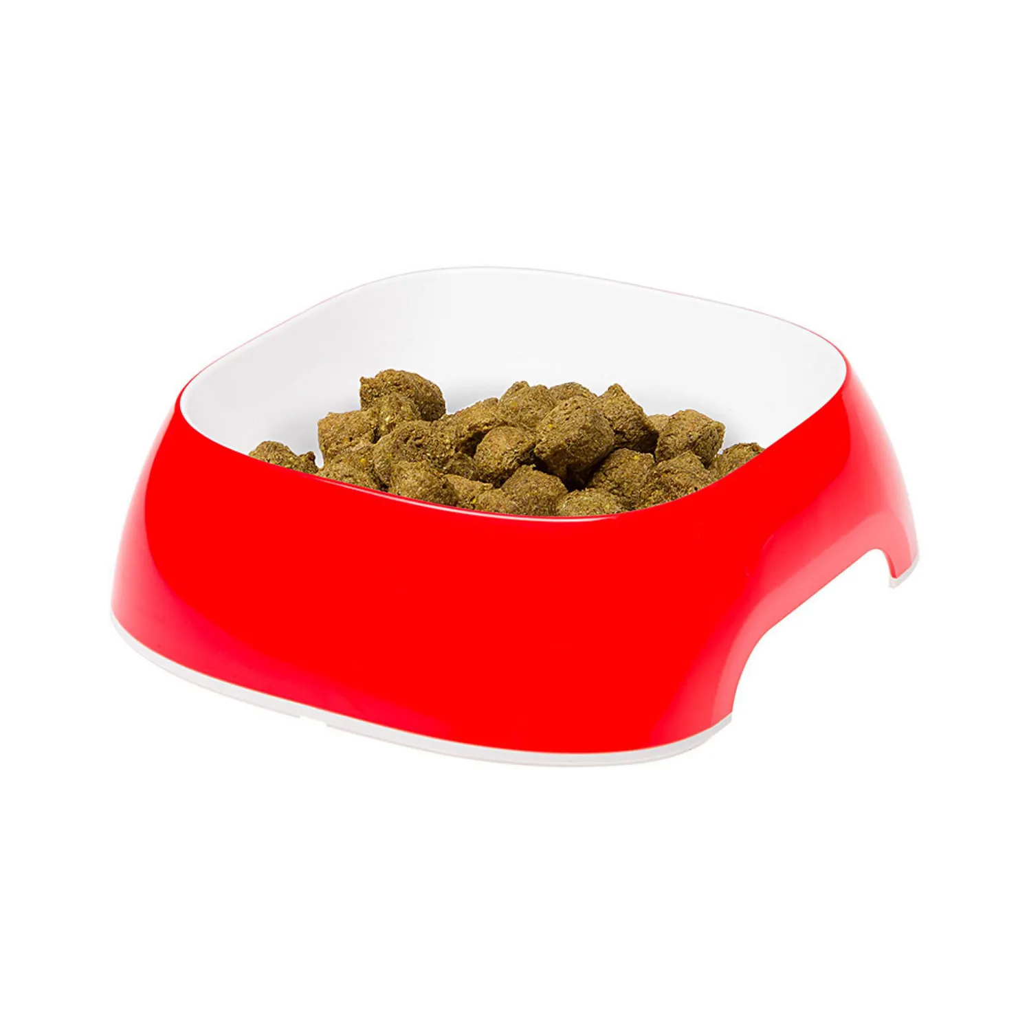 Comedero Para Perro Glam Talla M Rojo