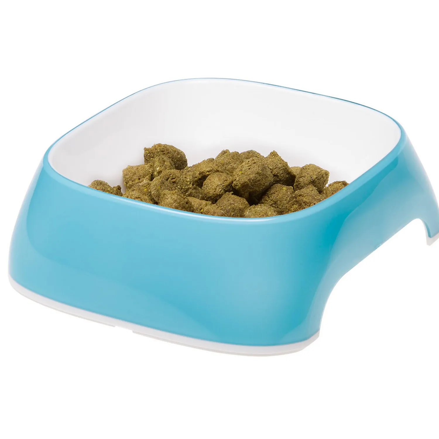 Comedero Para Perro Glam Talla M Azul