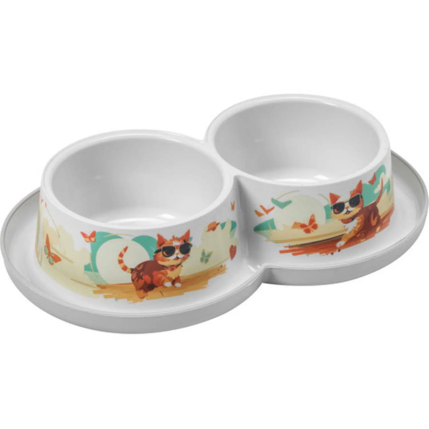 Comedero Para Gato Doble Trendy Dinner 350ml Indy