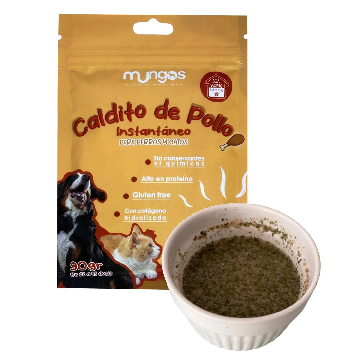 Snack Para Perro Mungos Caldito Pollo X90gr