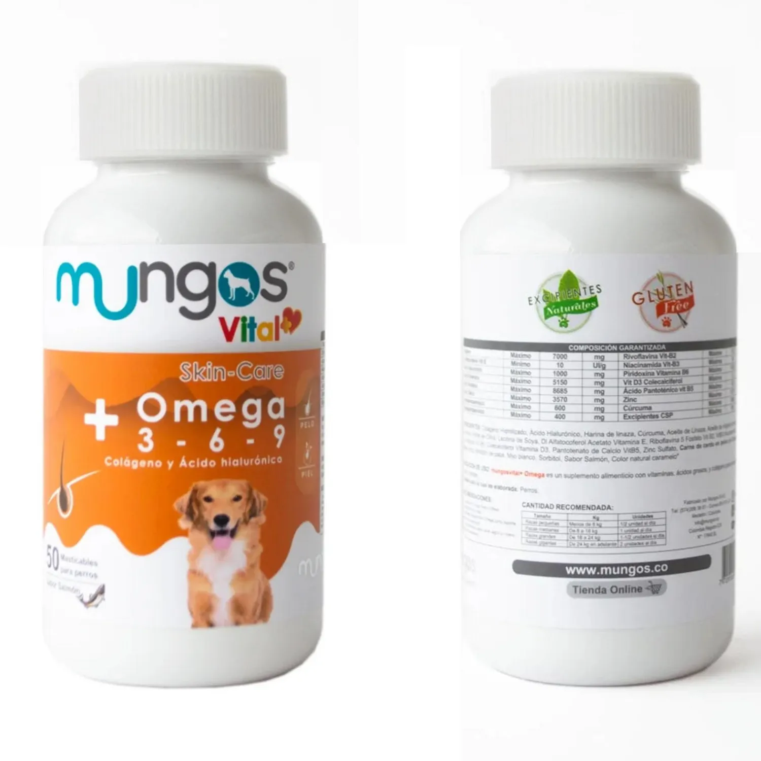 Snack Para Perro Mungos Vital + Omega X50und