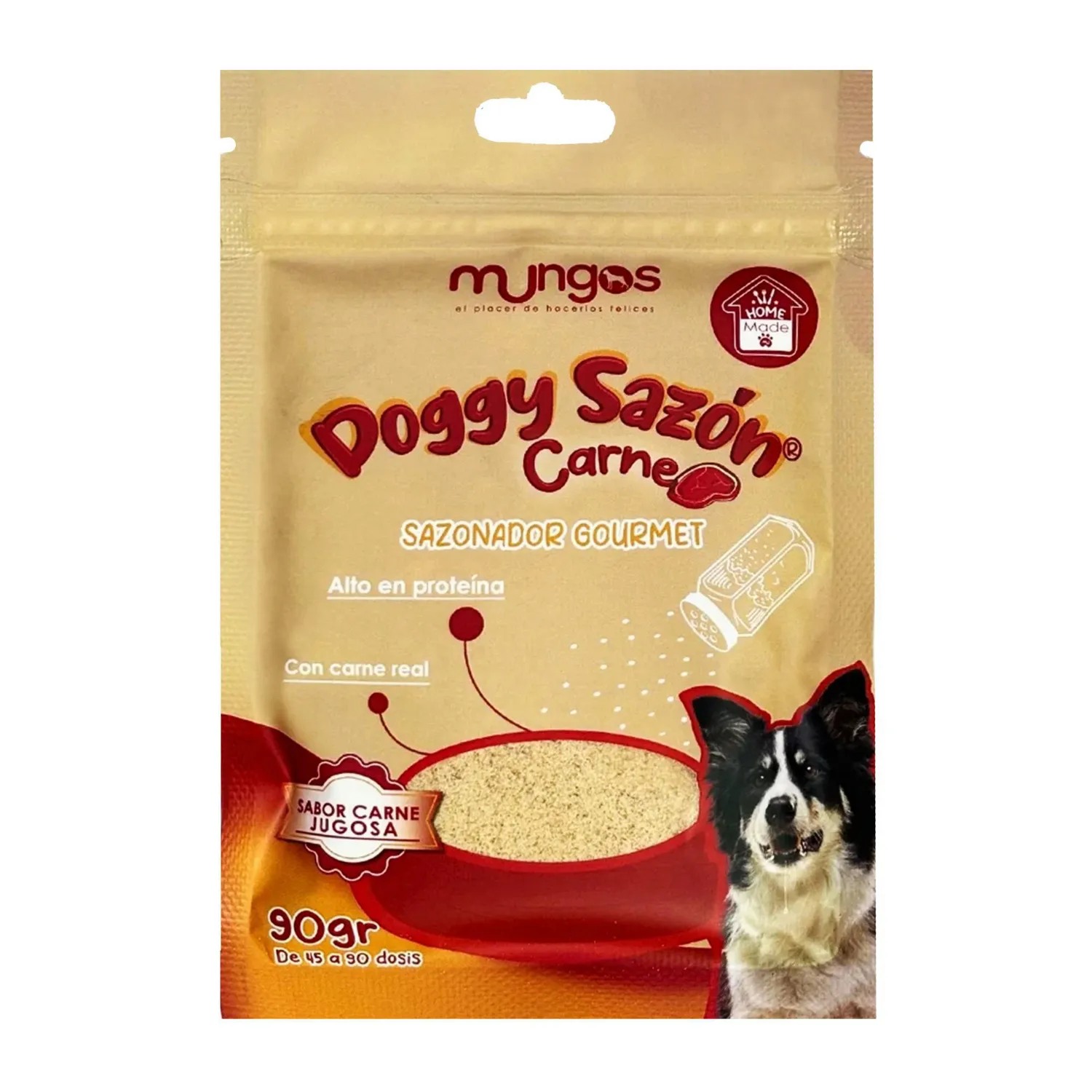 Snack Para Perro Mungos Doggy Sazon Carne X90gr