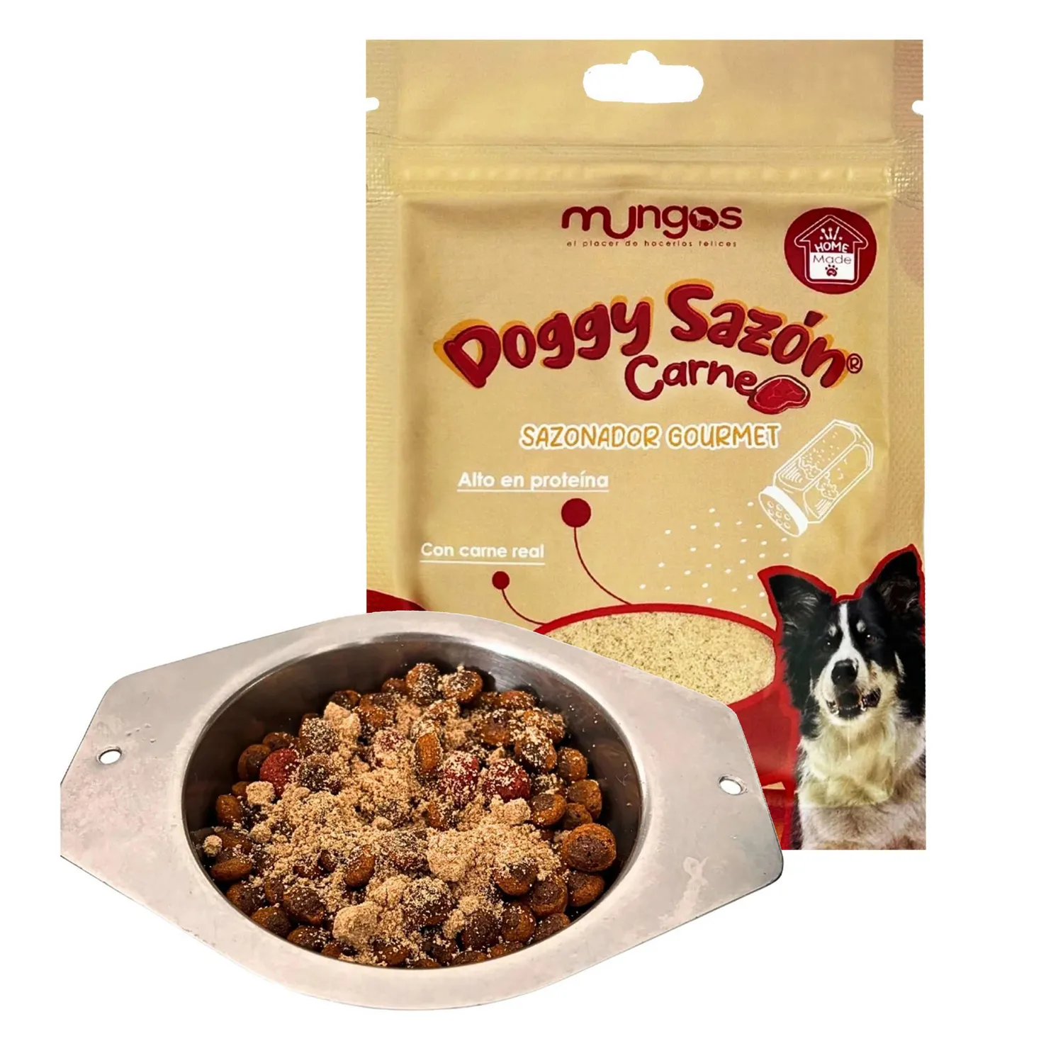 Snack Para Perro Mungos Doggy Sazon Carne X90gr