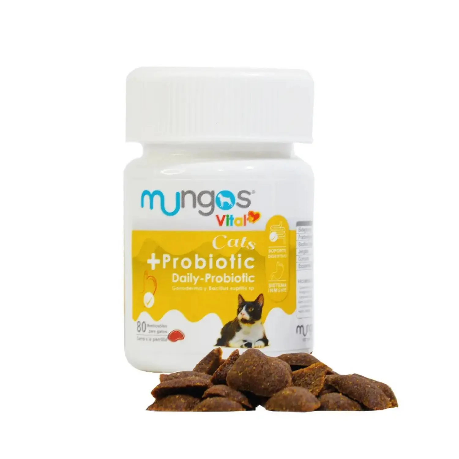 Snack para Gato Mungos Vital + Catsprobiotic 80und