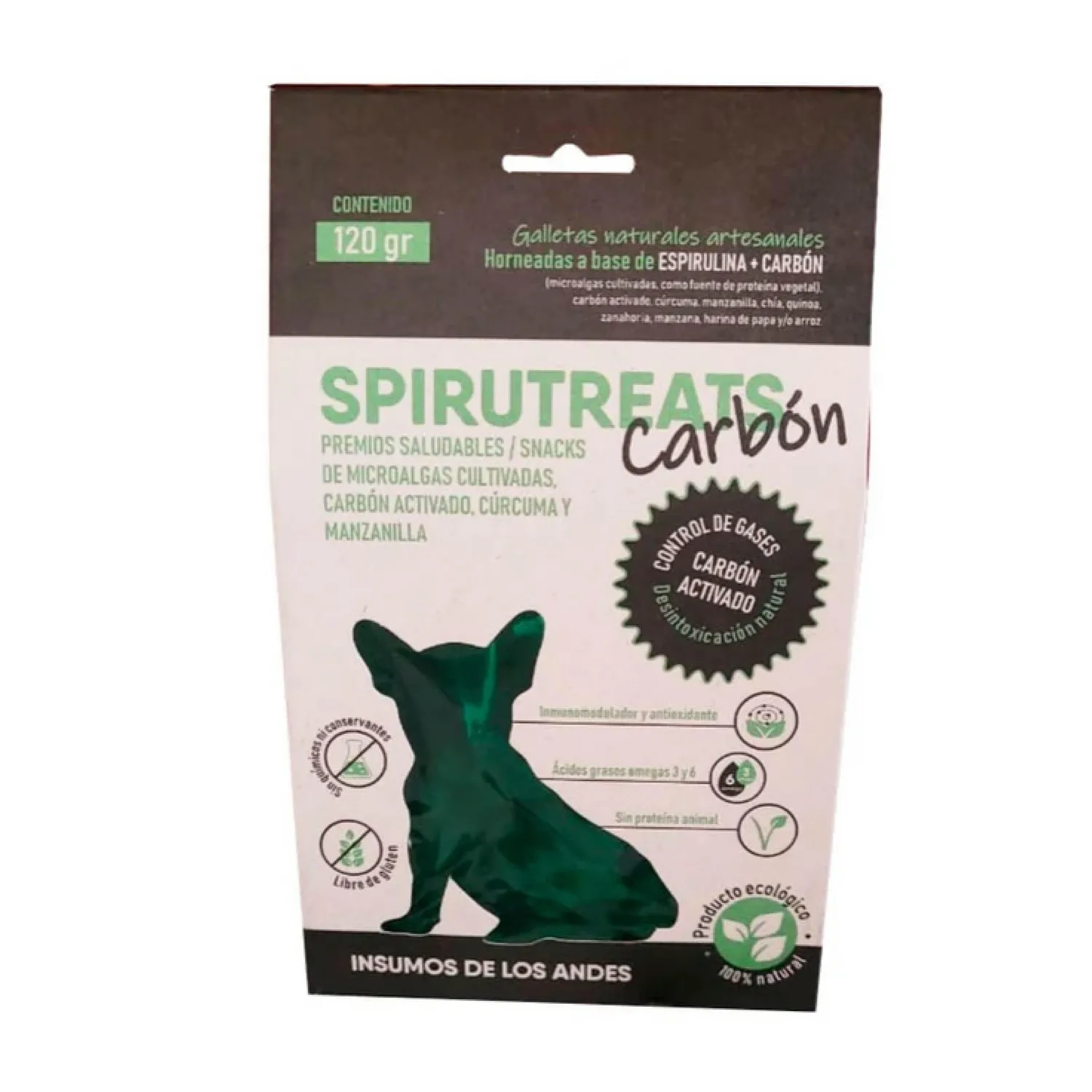 Snack Para Perro Spirutreats Carbon X120gr