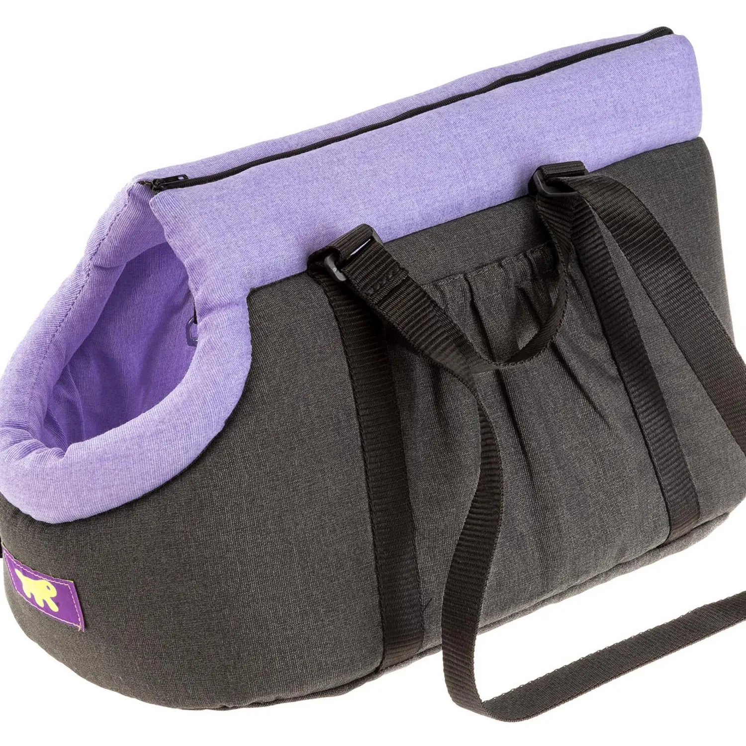 Cargador Para Mascotas Borsello 40cm Morado