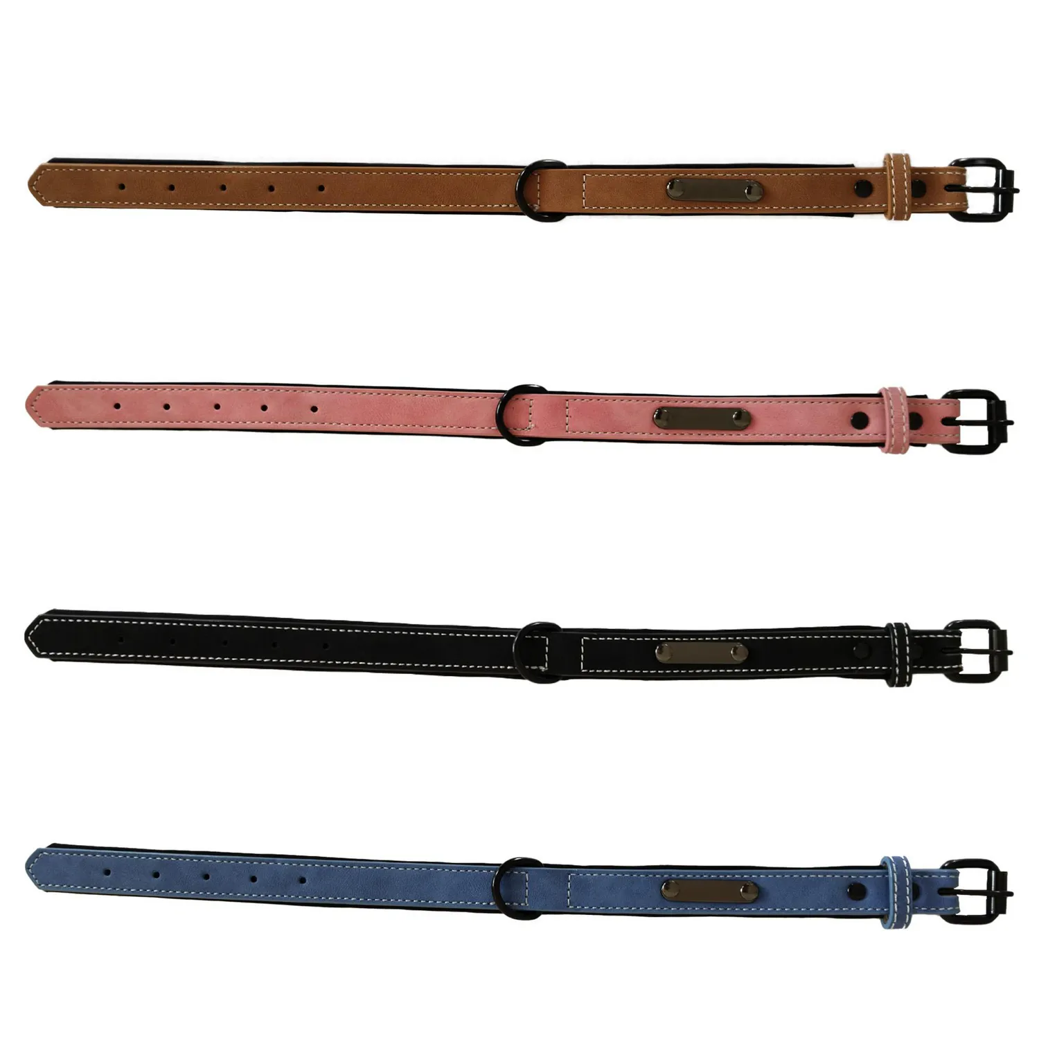 Collar Para Perro Cuero Talla M Petizoos