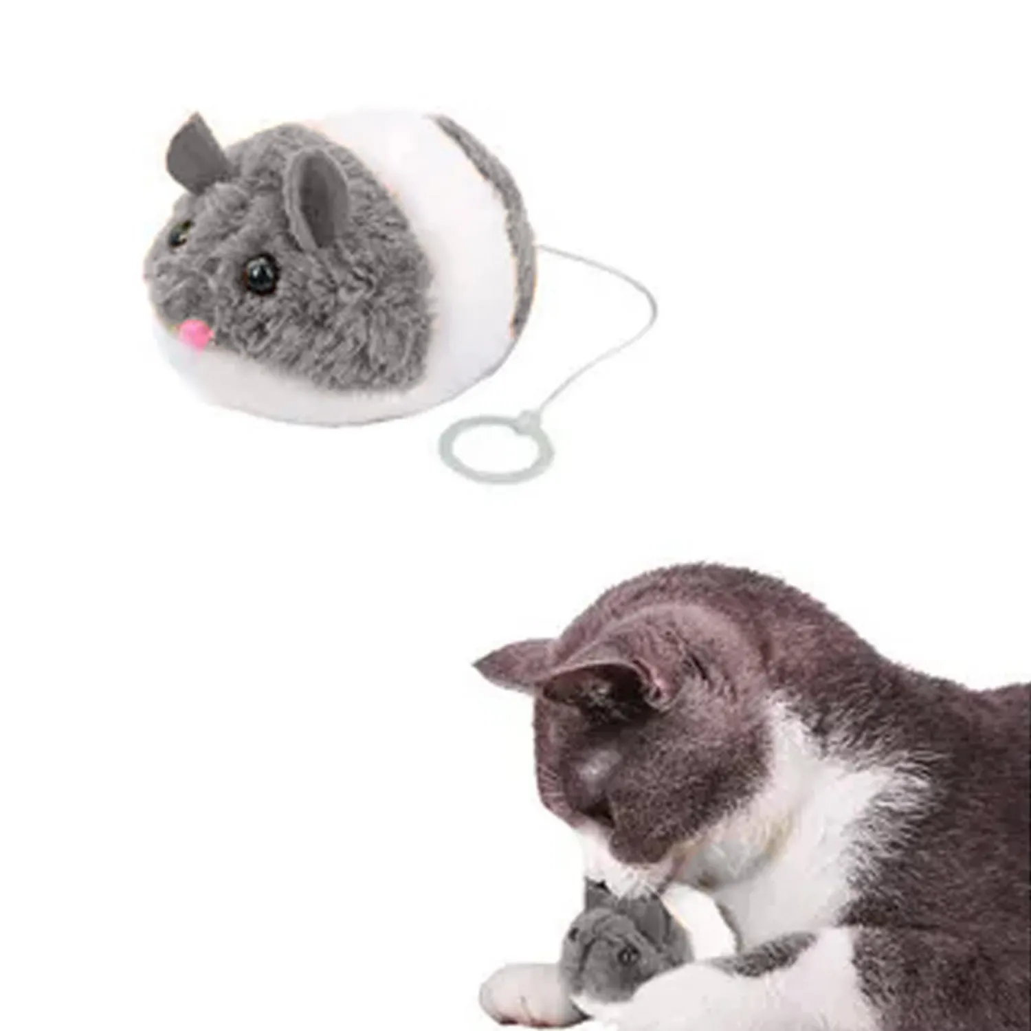 Juguete para Gato Ratón Cuerda Petizoos