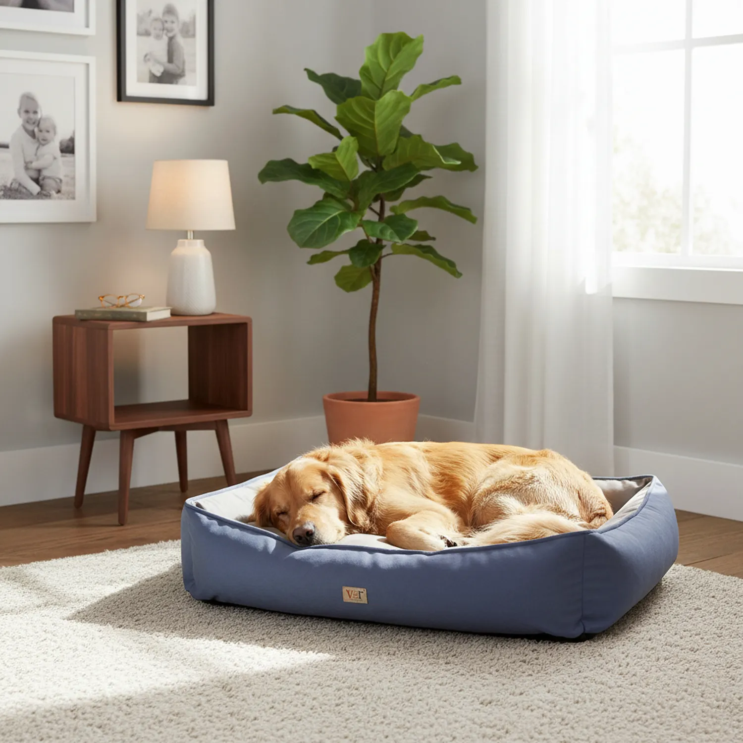 Cama Para Perro Unicolor Gigante Petizoos