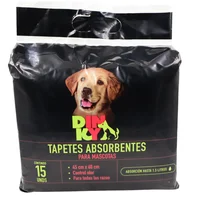 Tapetes de entrenamiento absorbentes para mascotas dinky x15 undidades