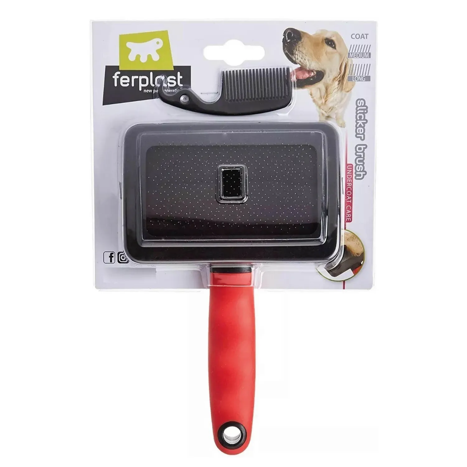 Cepillo Slicker Para Perro Talla L Gro