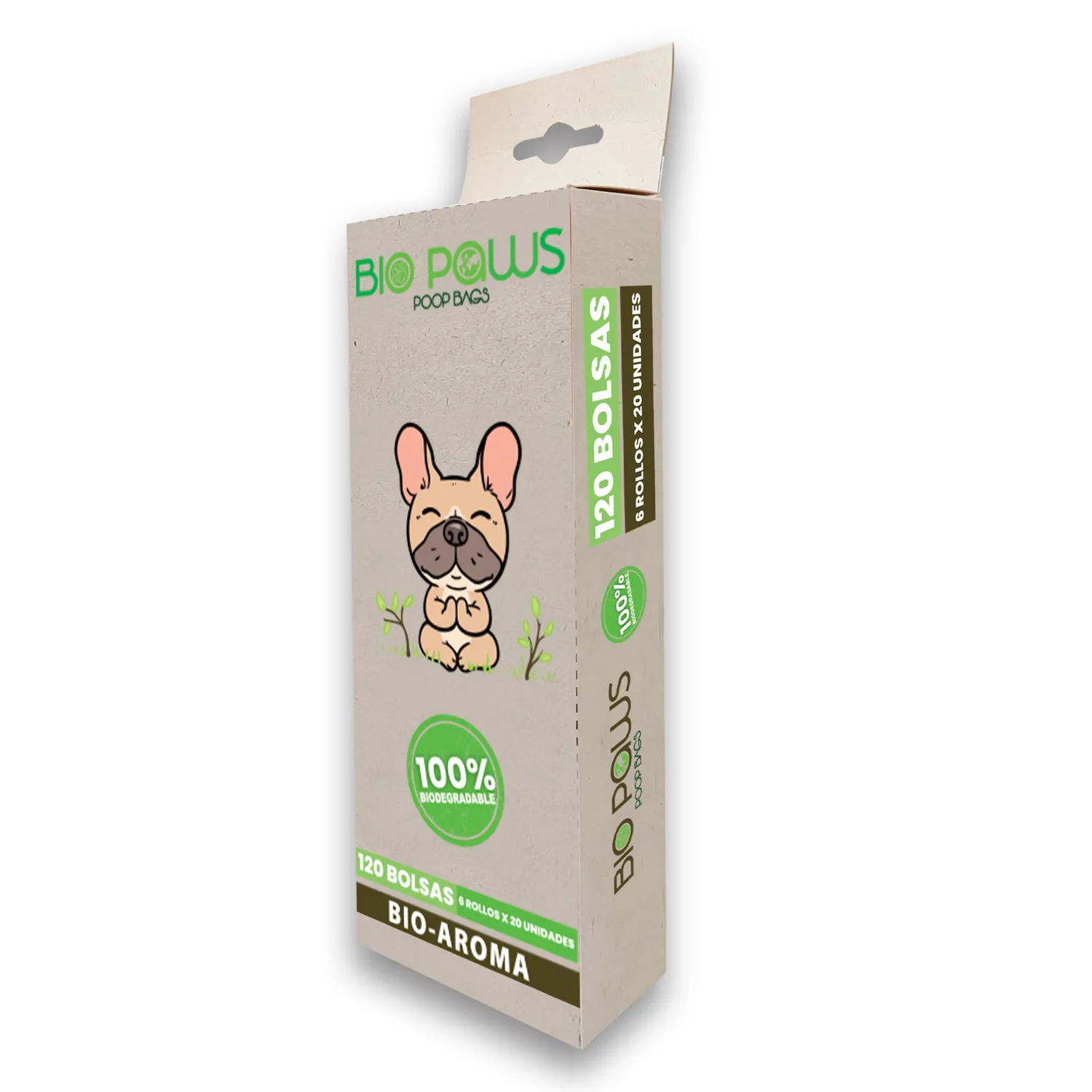 Bolsas Sanitarias Mascotas Biopaws Aroma 120und