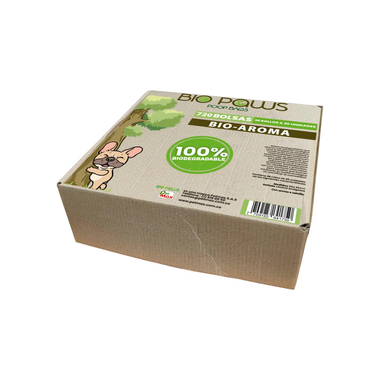 Bolsas Sanitarias Mascota Biopaws Aroma 720und
