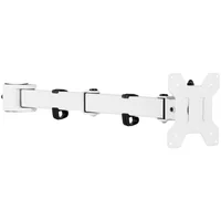 Brazo Para Monitor Ajustable Individual Hasta 27 Pulgadas Blanco VIVO
