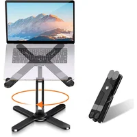 Soporte para Laptop con Base Giratoria de 360° para Trabajo Colaborativo