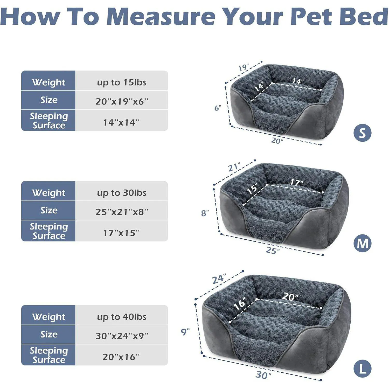 Cama Ortopédica Lavable para Perros INVENHO Confort y Salud para tu Mascota 3