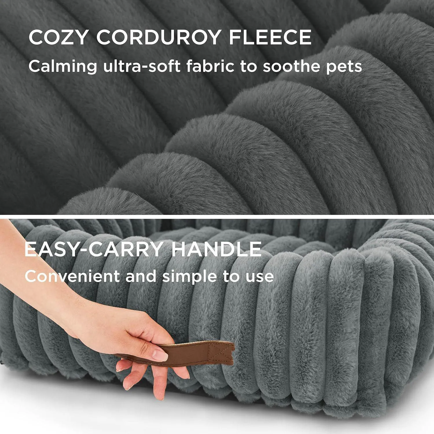 Cama para Perros Pequeña Bedsure Lavable y Ortopédica 3