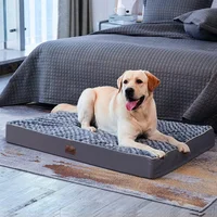 Western Home Wh Cama Grande para Perros WESTERN HOME con Espuma Ortopédica Confortable y Soporte Ideal