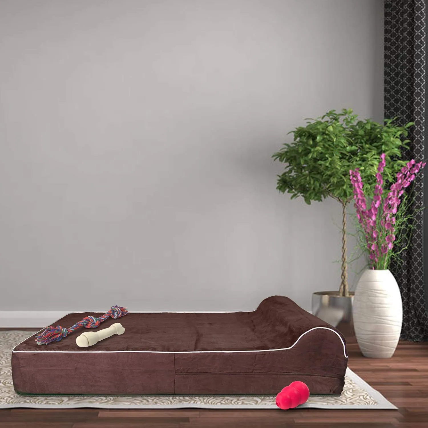Cama Jumbo Orthopédica para Perros con Memory Foam 10