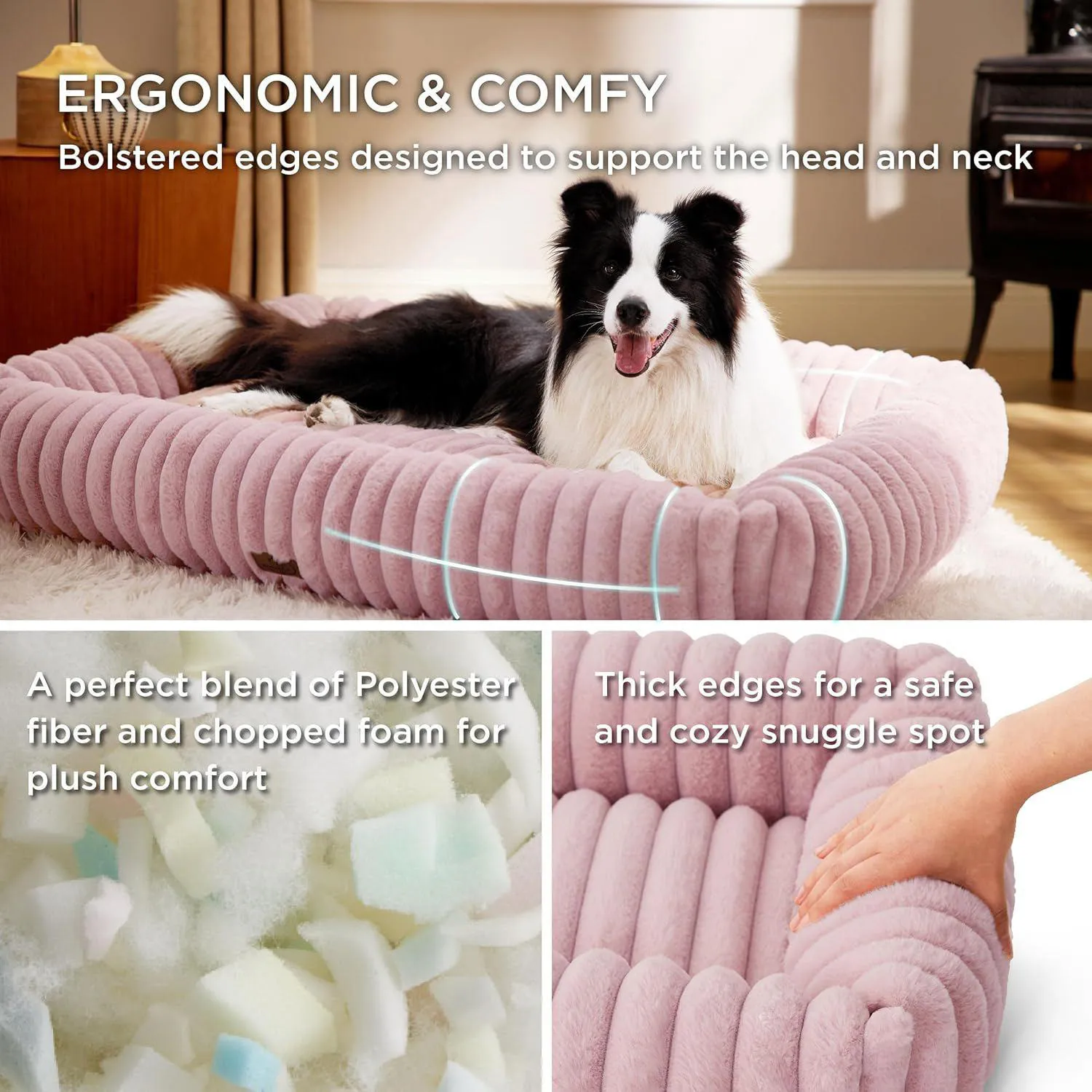 Cama Ortopédica para Perros Grandes Bedsure