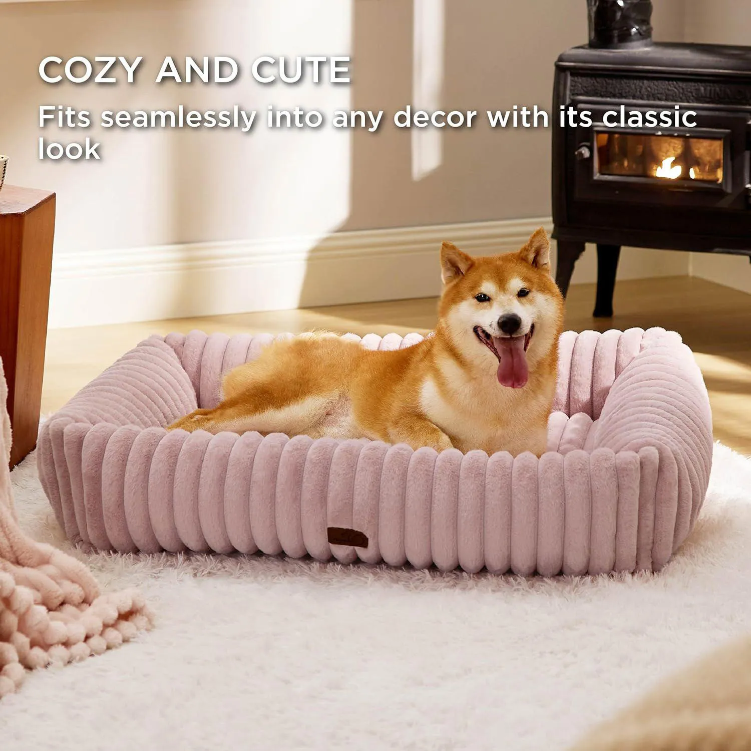 Cama Ortopédica para Perros Grandes Bedsure 4