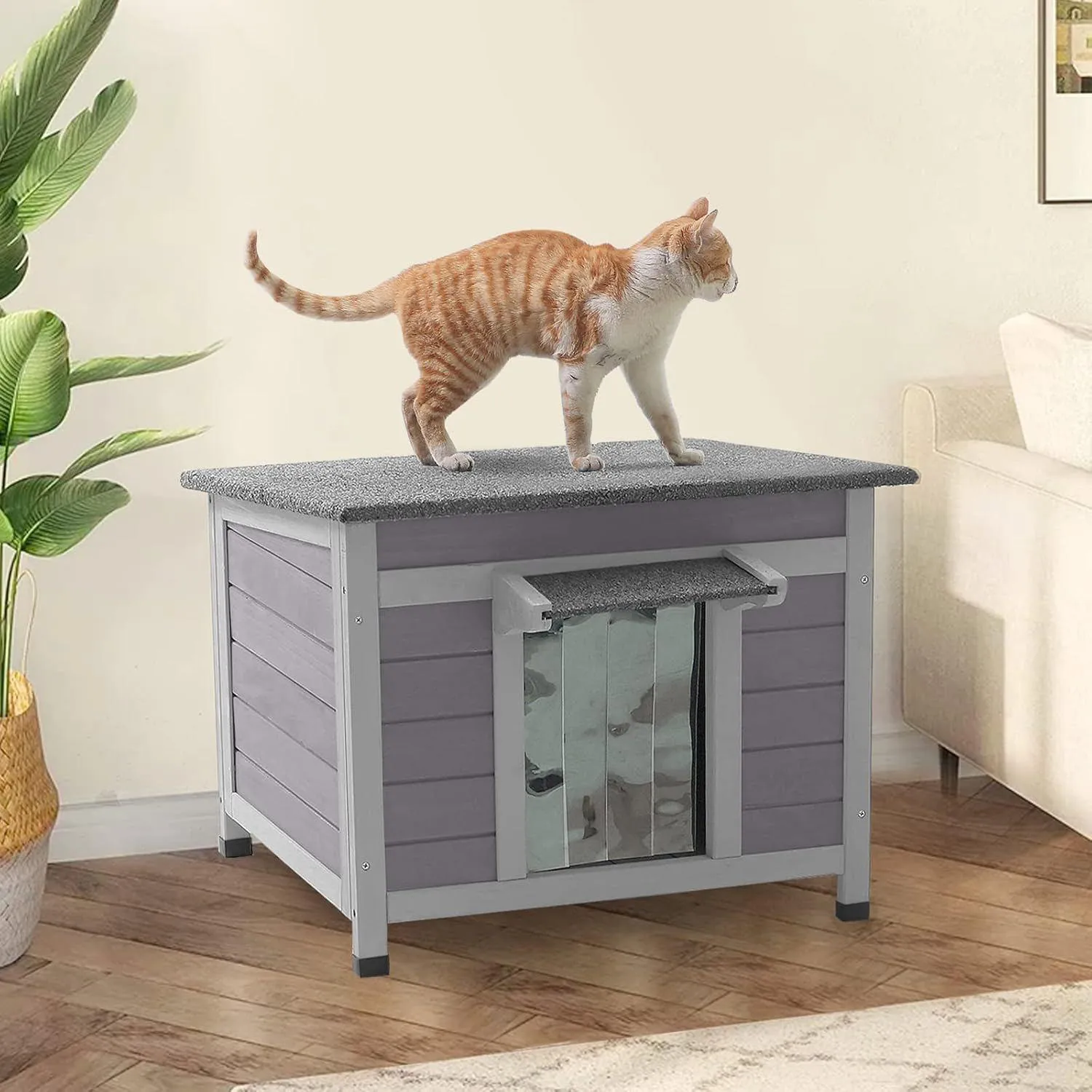 Casa Impermeable para Gatos Aivituvin 5
