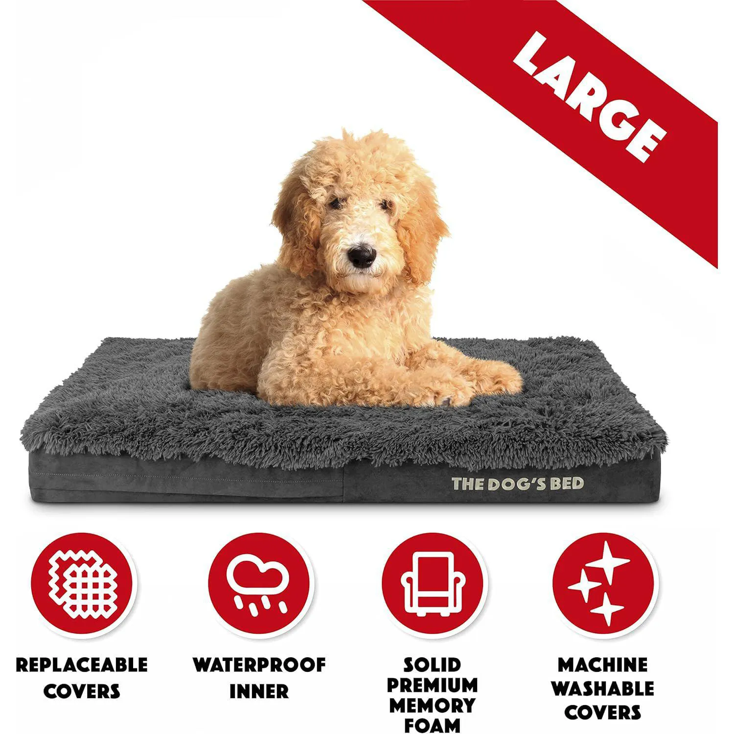 Cama Ortopédica para Perros con Espuma de Memoria 3