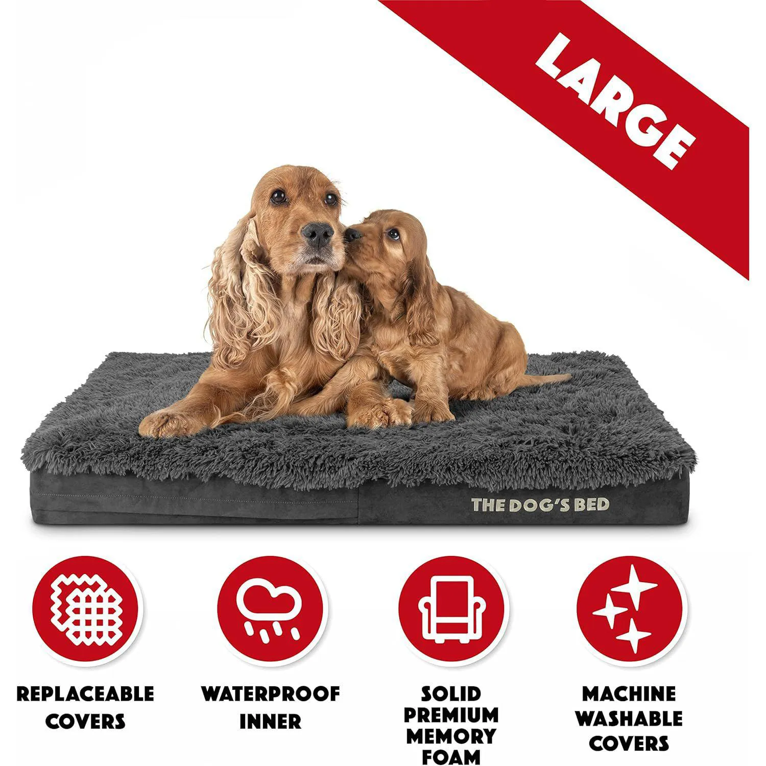Cama Ortopédica para Perros con Espuma de Memoria 6