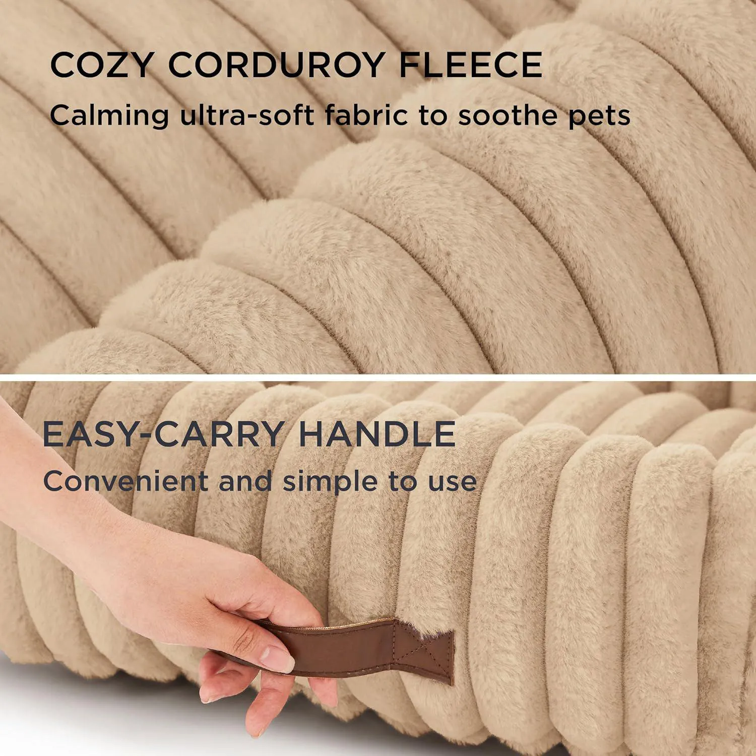 Cama Ortopédica Lavable para Perros Bedsure 3